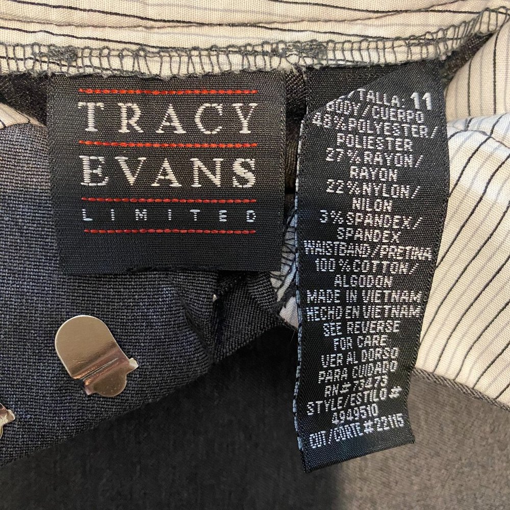 Tracy Evans Limited Grey Women's Cuffed Dress Pants